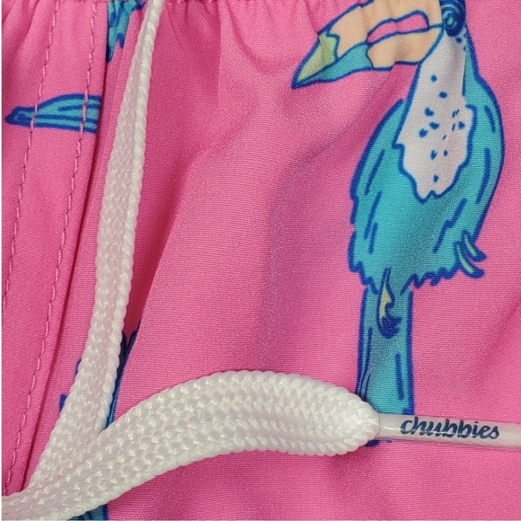 Chubbies Men’s Swim Trunks, Size Large “Toucan Do It” Style - Picture 5 of 8